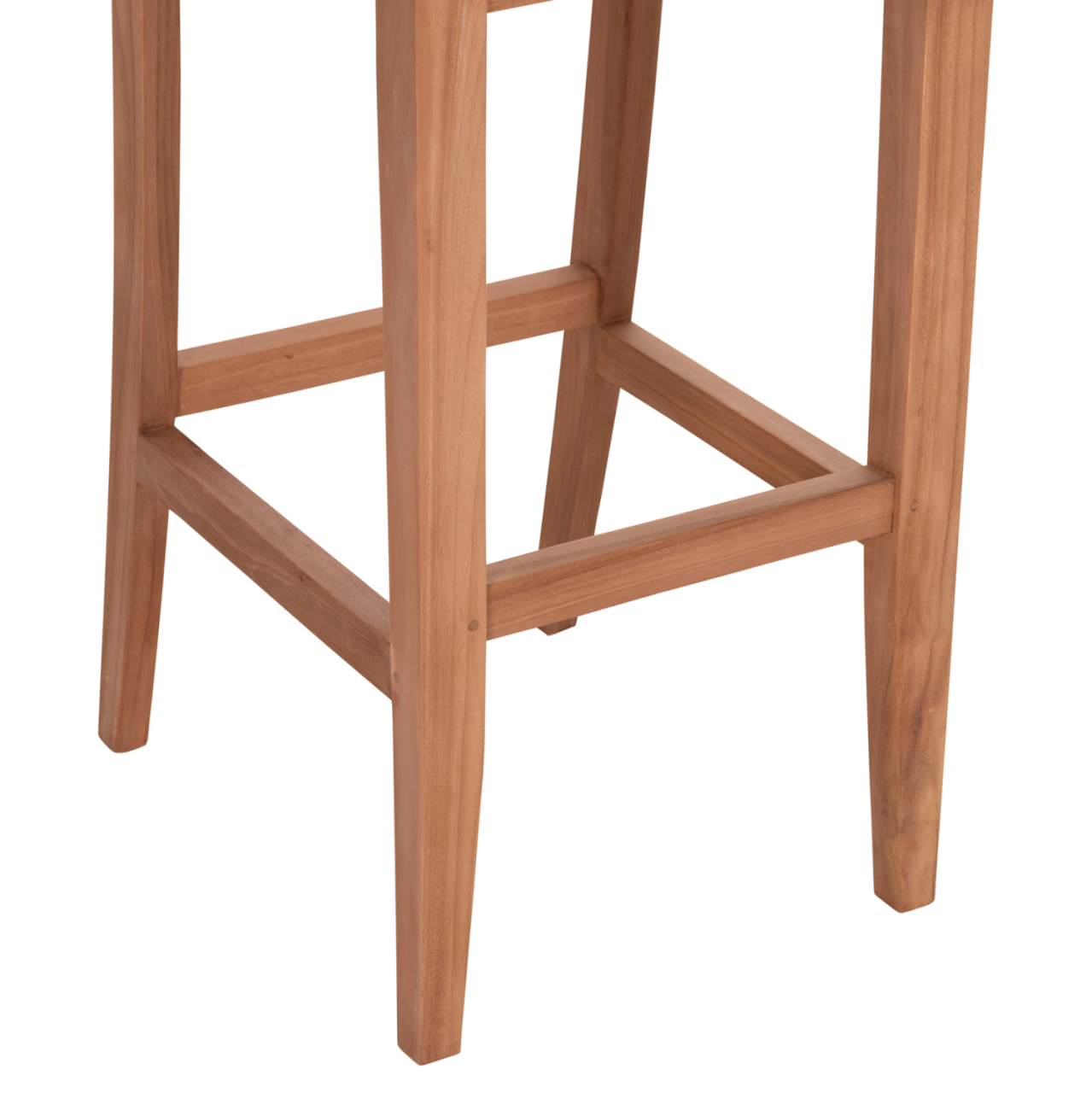 BAR STOOL WITH BACKREST PAIPER HM18110 TEAK WOOD IN NATURAL COLOR 40x49.5x114Hcm. [9]