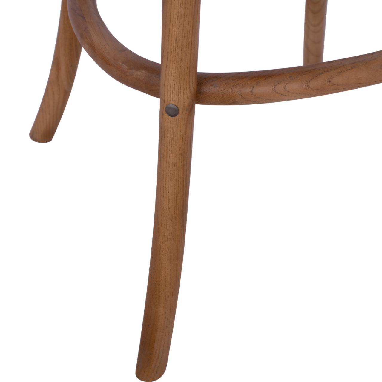 Bar Stool Wooden Forenza HM8304 Metallic with crossed back 50x58x113 cm [9]