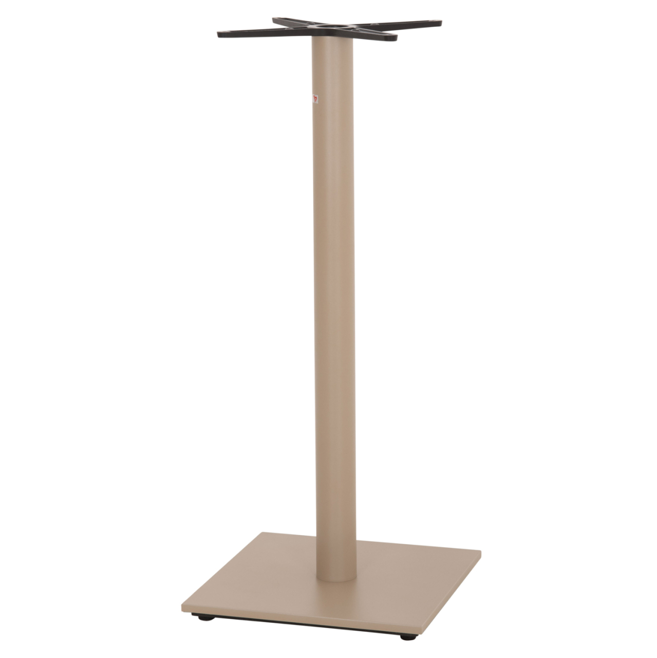 BAR TABLE BASE HM439.25 METAL IN CAPPUCCINO MATTE-HEIGHT ADJUSTERS 46x46x108Hcm. [5]