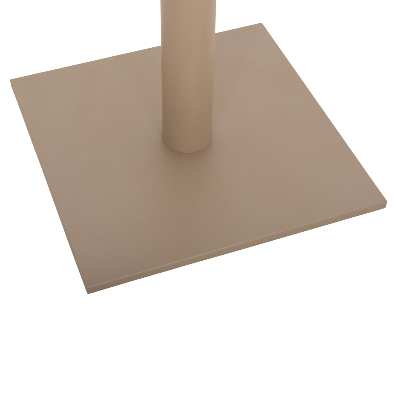 BAR TABLE BASE HM439.25 METAL IN CAPPUCCINO MATTE-HEIGHT ADJUSTERS 46x46x108Hcm. [8]
