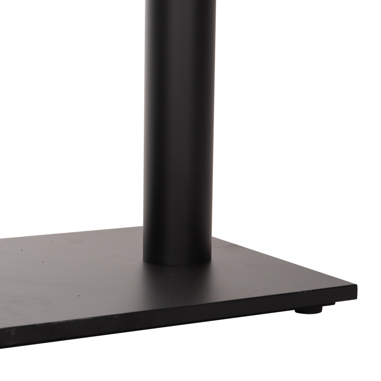 BAR TABLE BASE HM478.01 MEDIUM HEIGHT MATTE BLACK METAL 2-PILLAR 40Χ80Χ90Hcm. [5]