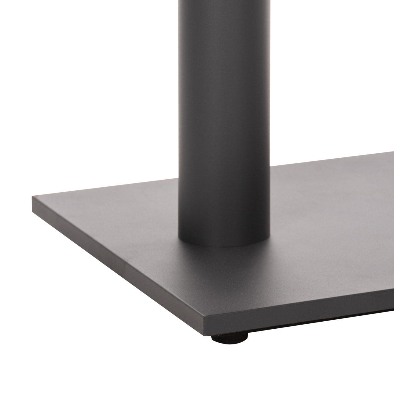 BAR TABLE BASE HM478.20 MEDIUM HEIGHT MATTE GREY METAL 2-PILLAR 40Χ80Χ90Hcm. [6]