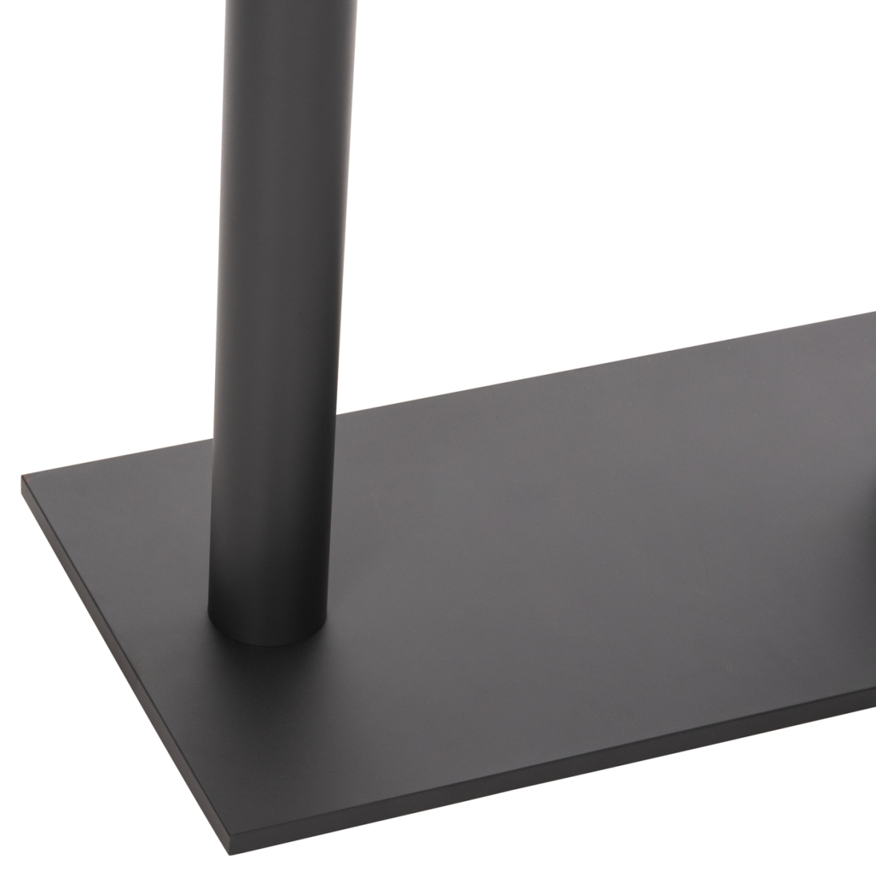 BAR TABLE BASE HM478.20 MEDIUM HEIGHT MATTE GREY METAL 2-PILLAR 40Χ80Χ90Hcm. [5]