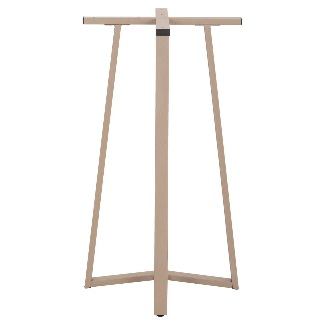 BAR TABLE BASE MEDIUM HEIGHT HM477.25 METAL IN CAPPUCCINO 50x50x90Hcm. [4]