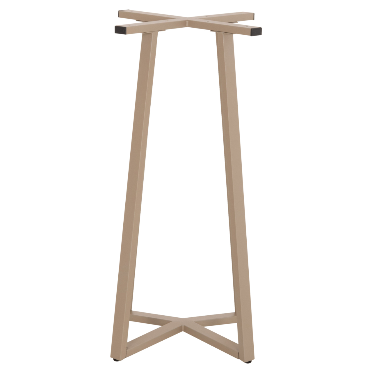 BAR TABLE BASE MEDIUM HEIGHT HM477.25 METAL IN CAPPUCCINO 50x50x90Hcm. [3]