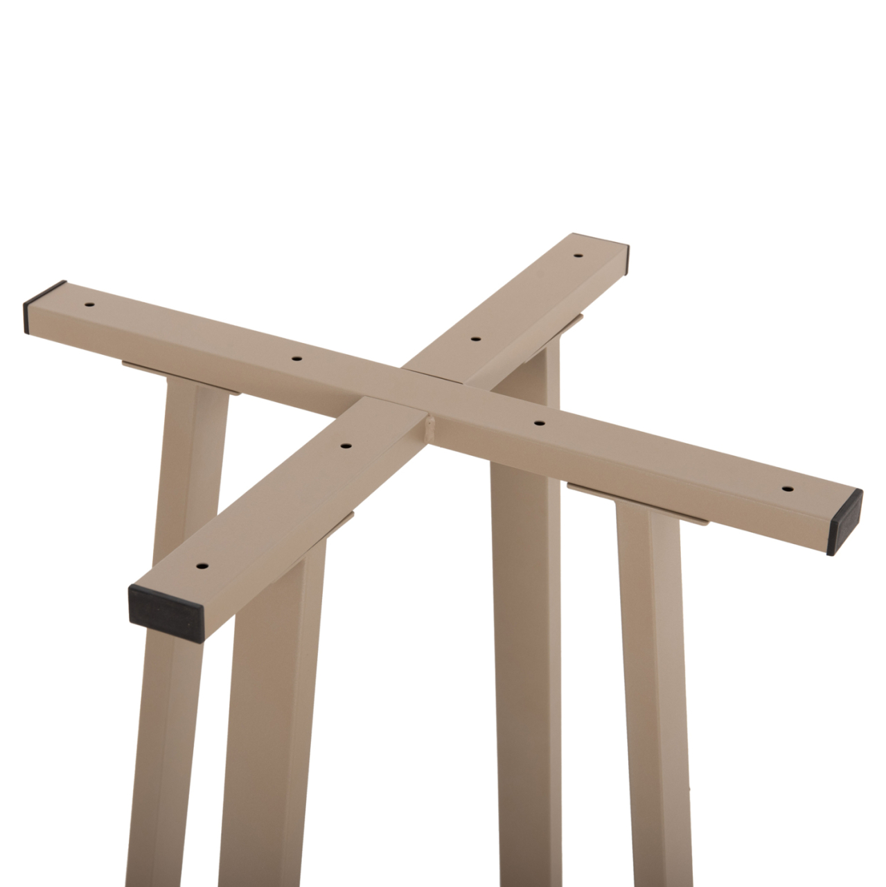 BAR TABLE BASE MEDIUM HEIGHT HM477.25 METAL IN CAPPUCCINO 50x50x90Hcm. [6]