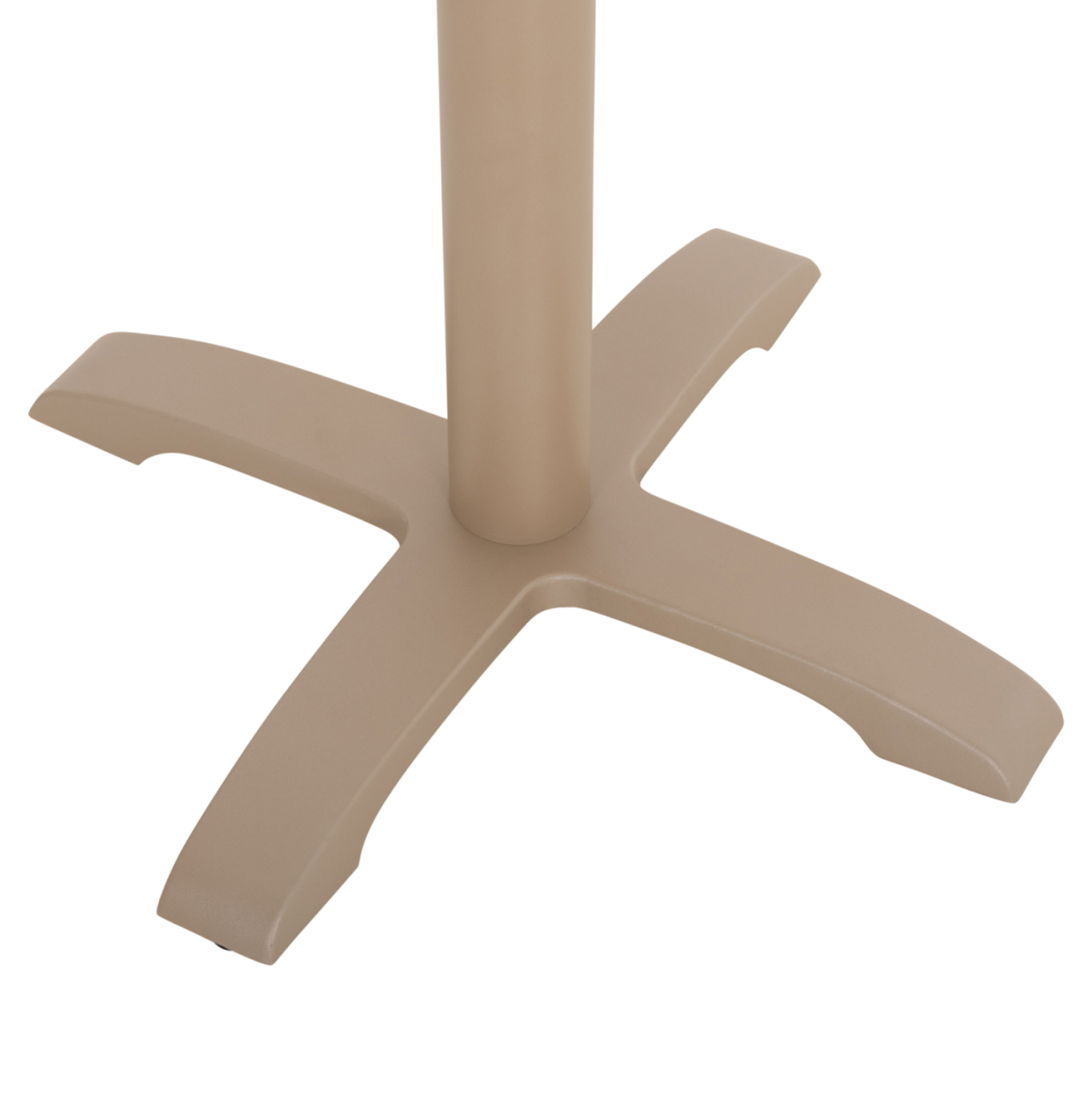 BAR TABLE BASE METAL/CAST IRON HM417.25 CAPPUCCINO 62x62x108Ηcm [7]