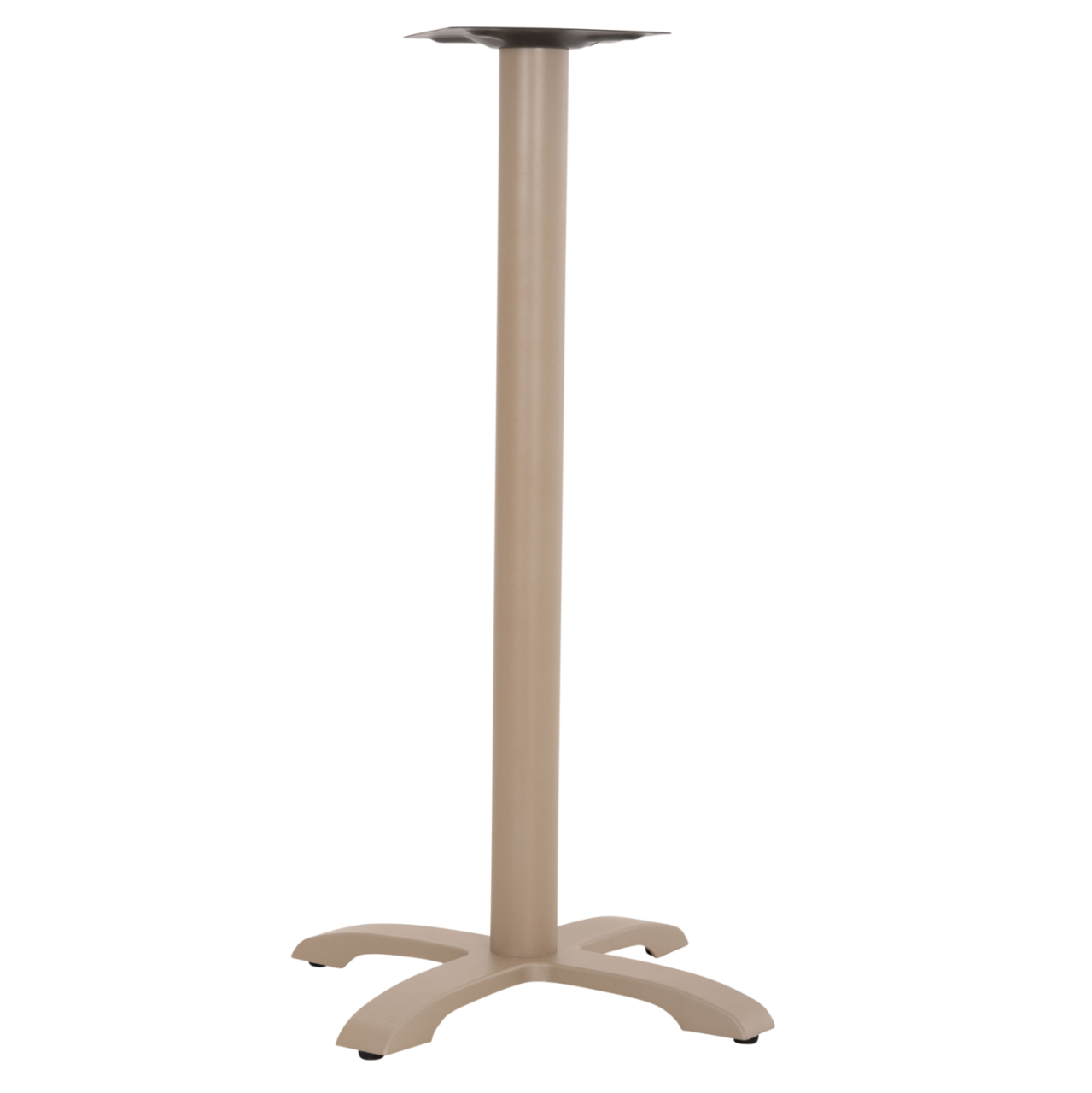 BAR TABLE BASE METAL/CAST IRON HM417.25 CAPPUCCINO 62x62x108Ηcm [4]