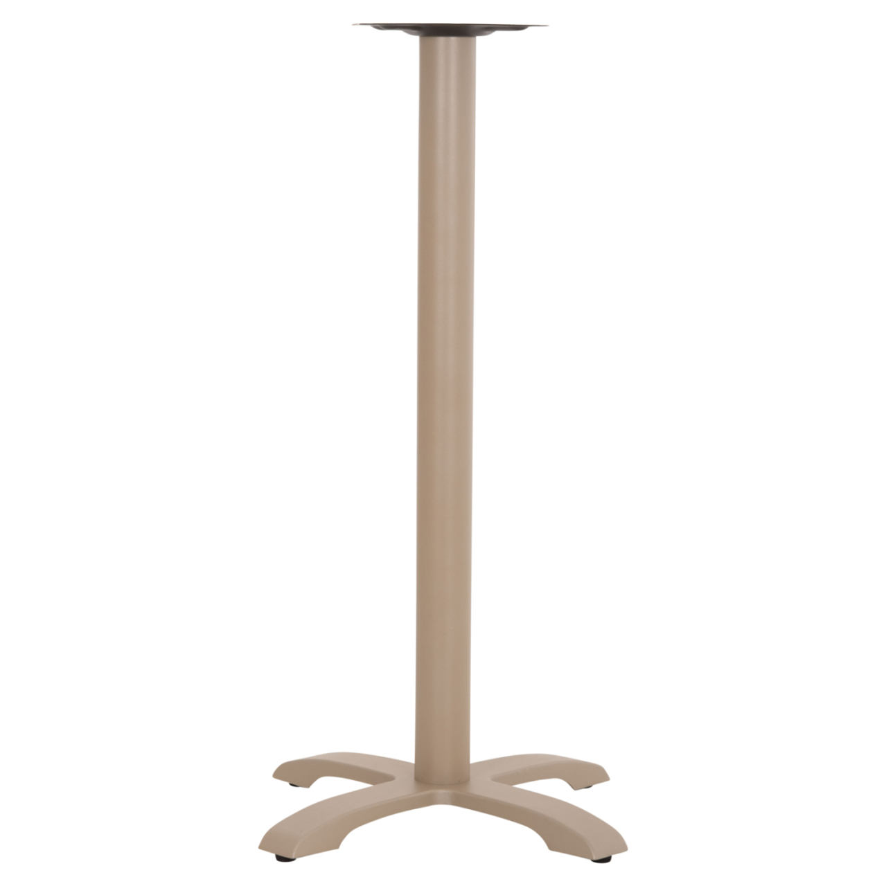 BAR TABLE BASE METAL/CAST IRON HM417.25 CAPPUCCINO 62x62x108Ηcm [3]