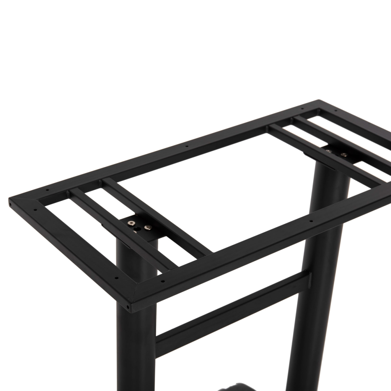 BAR TABLE BASE METAL MEDIUM HEIGHT HM479.01 DOUBLE IN BLACK COLOR 40Χ80Χ91Hcm. [4]