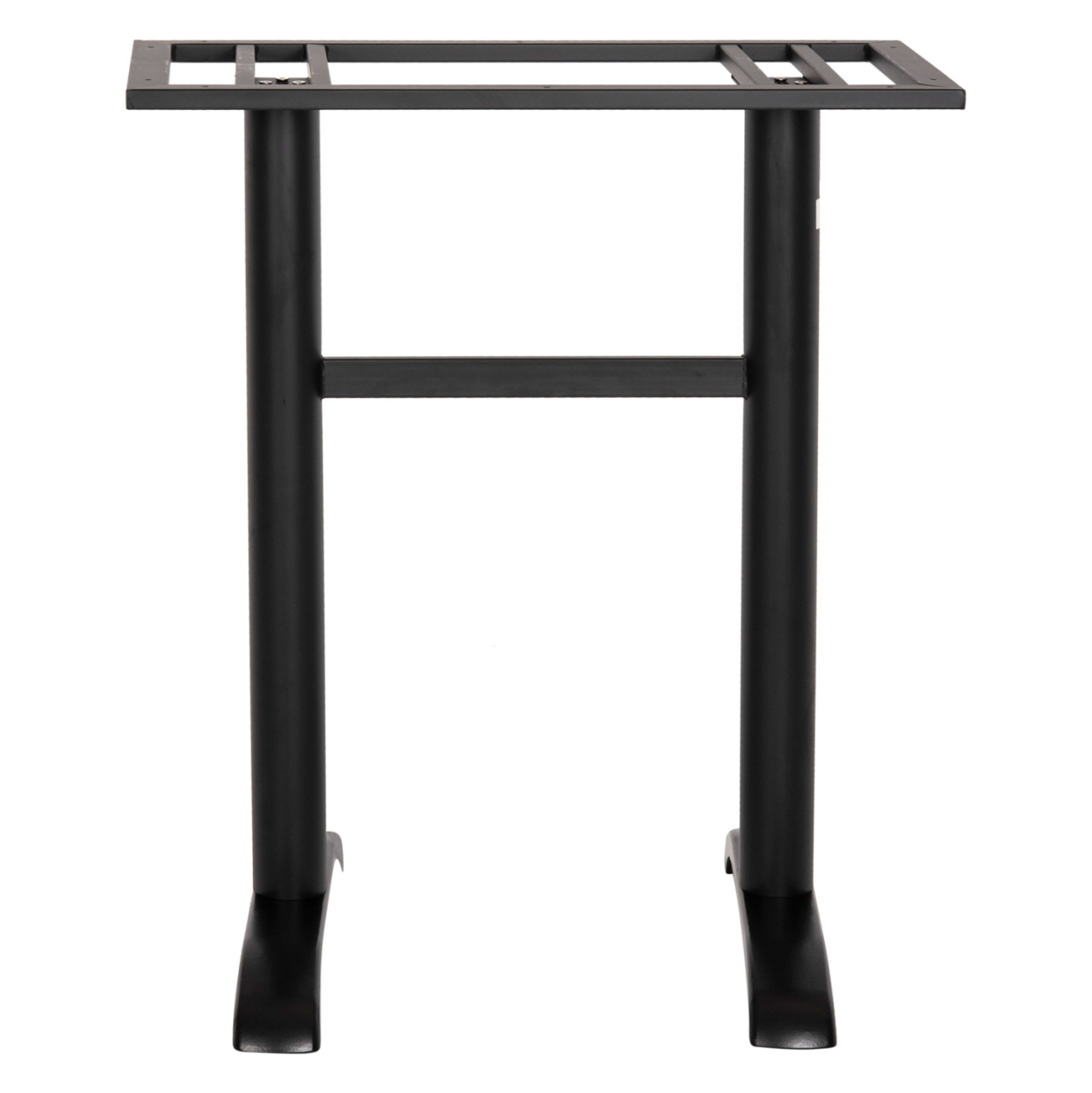 BAR TABLE BASE METAL MEDIUM HEIGHT HM479.01 DOUBLE IN BLACK COLOR 40Χ80Χ91Hcm. [3]