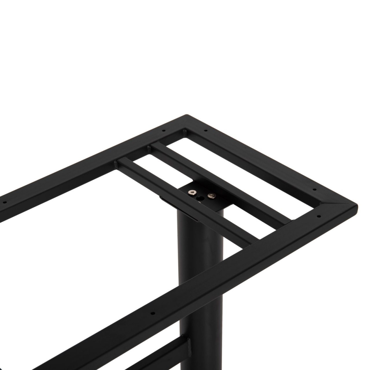 BAR TABLE BASE METAL MEDIUM HEIGHT HM479.01 DOUBLE IN BLACK COLOR 40Χ80Χ91Hcm. [5]
