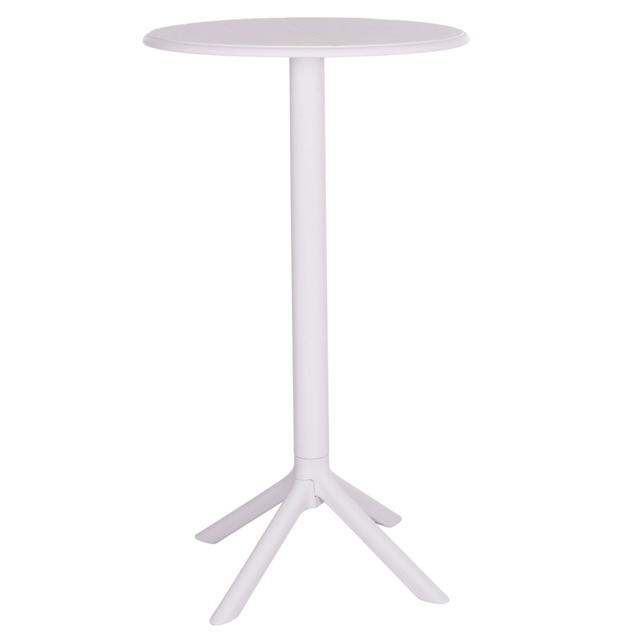 BAR TABLE ROUND TERRIN HM6126.11 POLYPROPYLENE WHITE Φ60x106Hcm. [4]