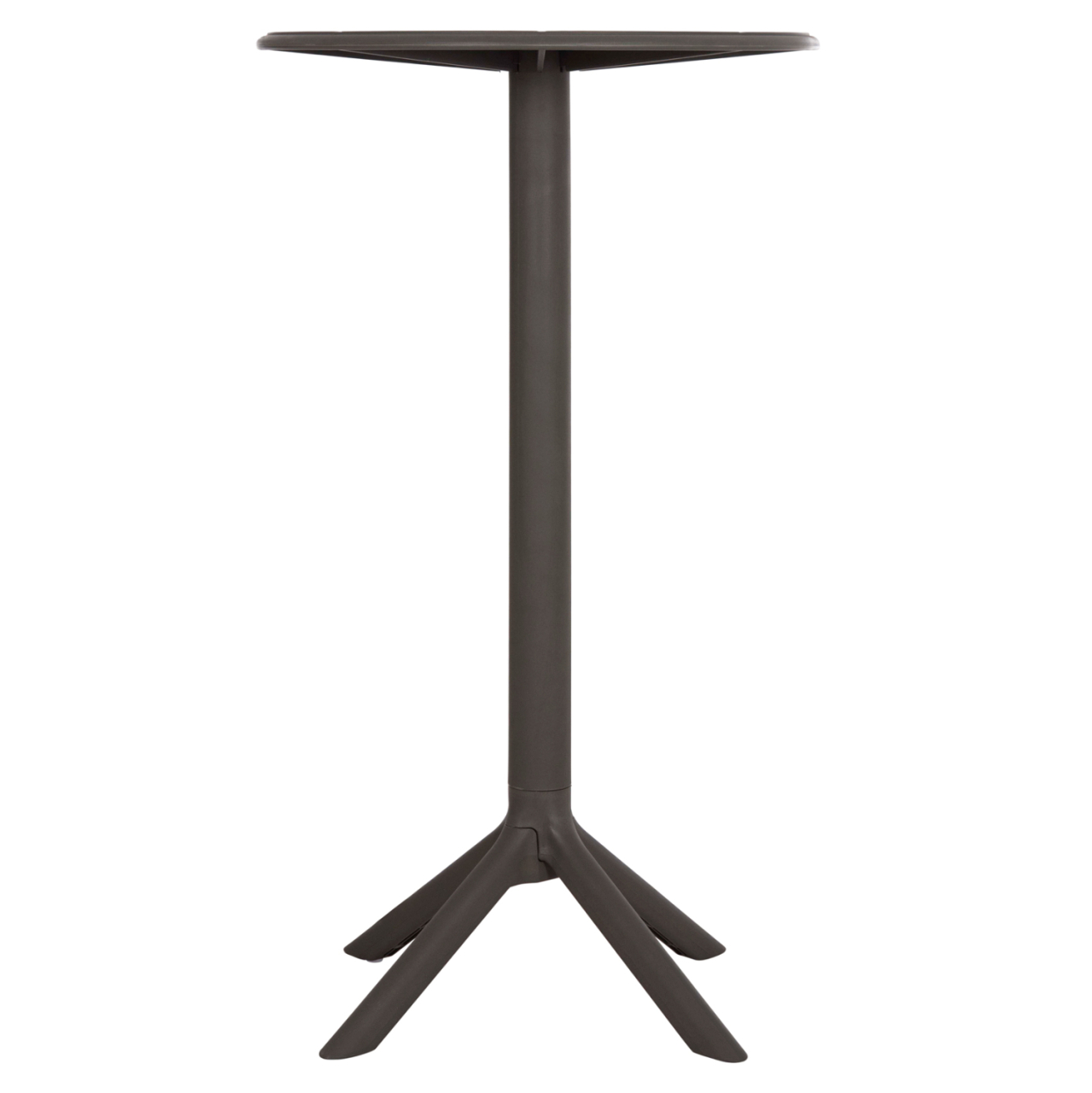 BAR TABLE ROUND TERRIN HM6126.15 POLYPROPYLENE IN DARK OLIVE GREEN Φ60x106Hcm. [4]