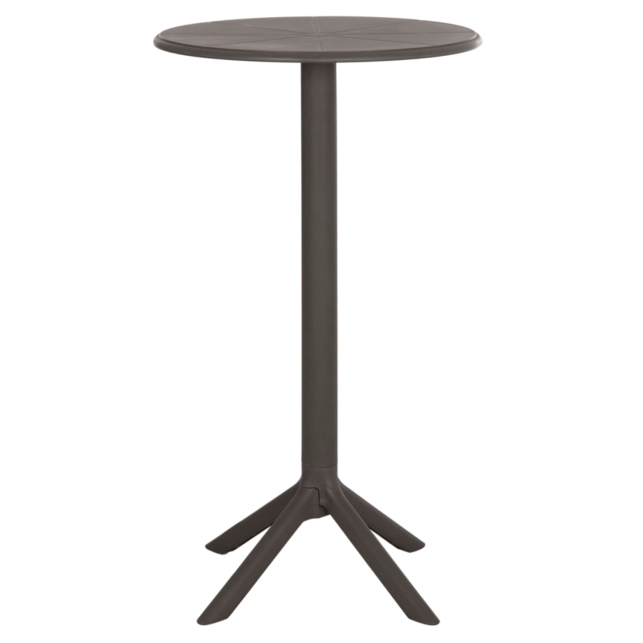 BAR TABLE ROUND TERRIN HM6126.15 POLYPROPYLENE IN DARK OLIVE GREEN Φ60x106Hcm. [3]