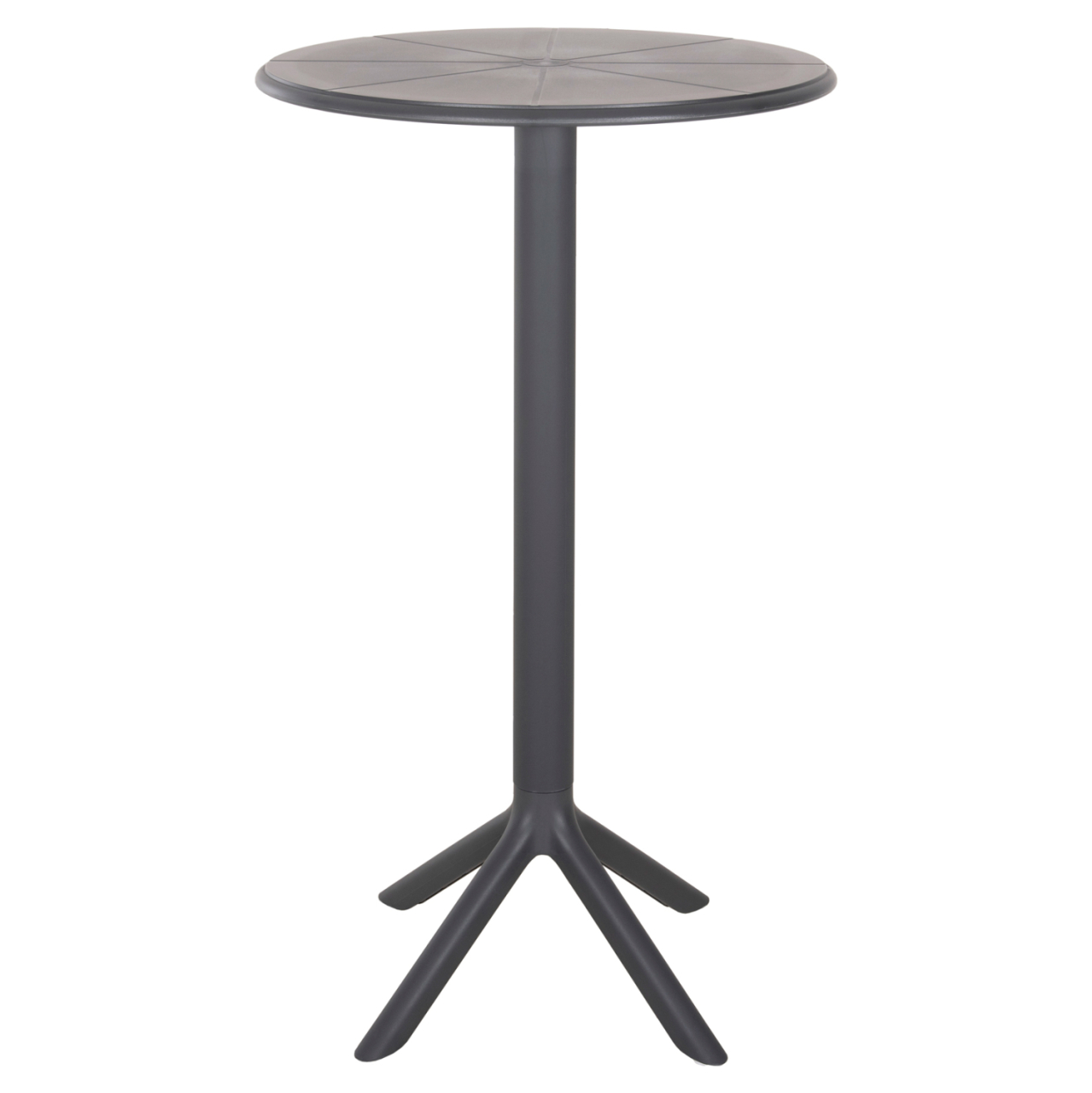 BAR TABLE ROUND TERRIN HM6126.20 POLYPROPYLENE GREY Φ60x106Hcm. [3]