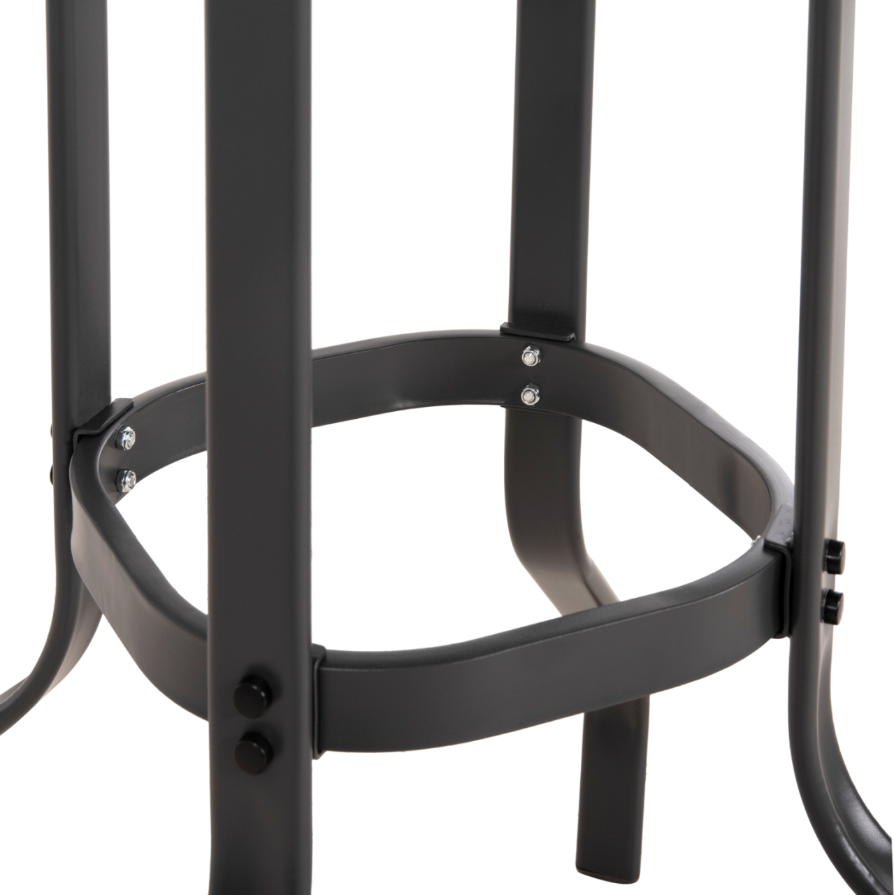 BAR TABLE SQUARE FIGGY HM6066.01 METALLIC GREY-TEMPERED GLASS 60x60x100Hcm. [6]