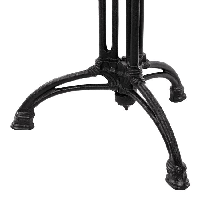 Base Bar from cast iron HM446 3legs in black color 50x50x105 [5]