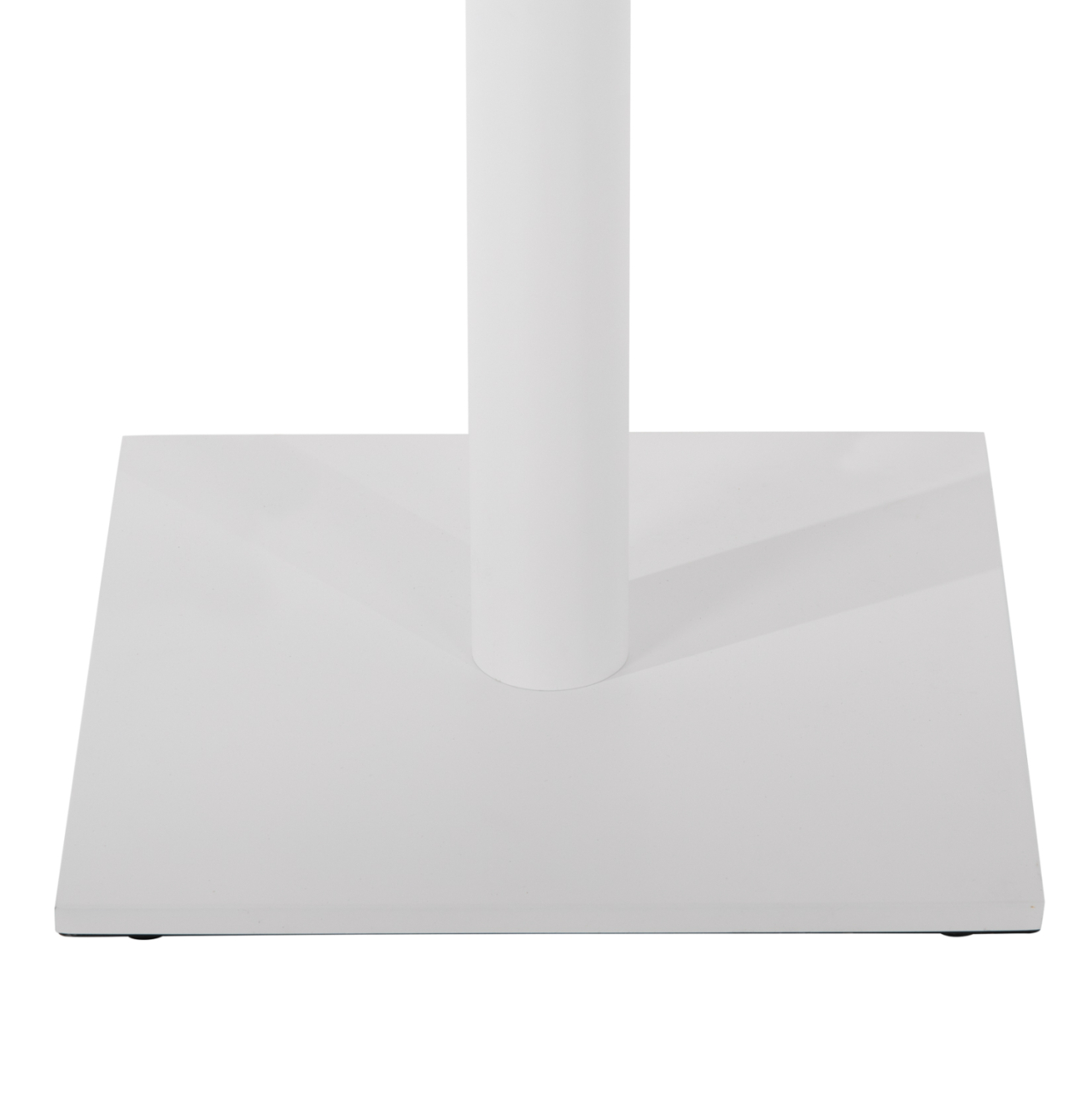 BASE FOR BAR TABLE HM439.02 METAL IN WHITE MATTE WITH HEIGHT ADJUSTERS 46Χ46Χ108Hcm. [4]