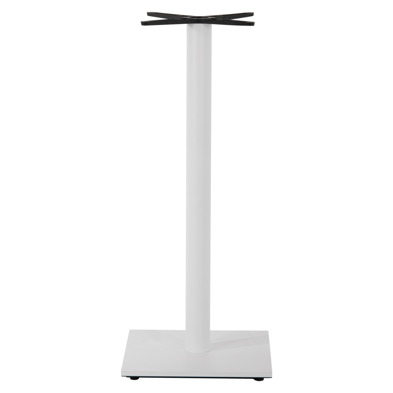 BASE FOR BAR TABLE HM439.02 METAL IN WHITE MATTE WITH HEIGHT ADJUSTERS 46Χ46Χ108Hcm. [3]