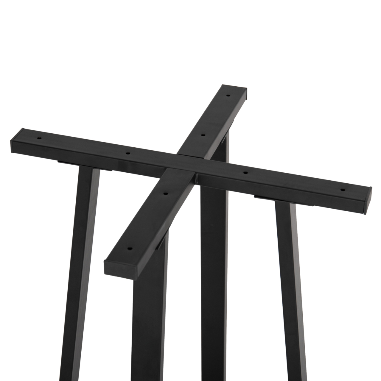 BASE FOR BAR TABLE HM477.01 MEDIUM HEIGHT BLACK METAL 50x50x90Hcm. [4]