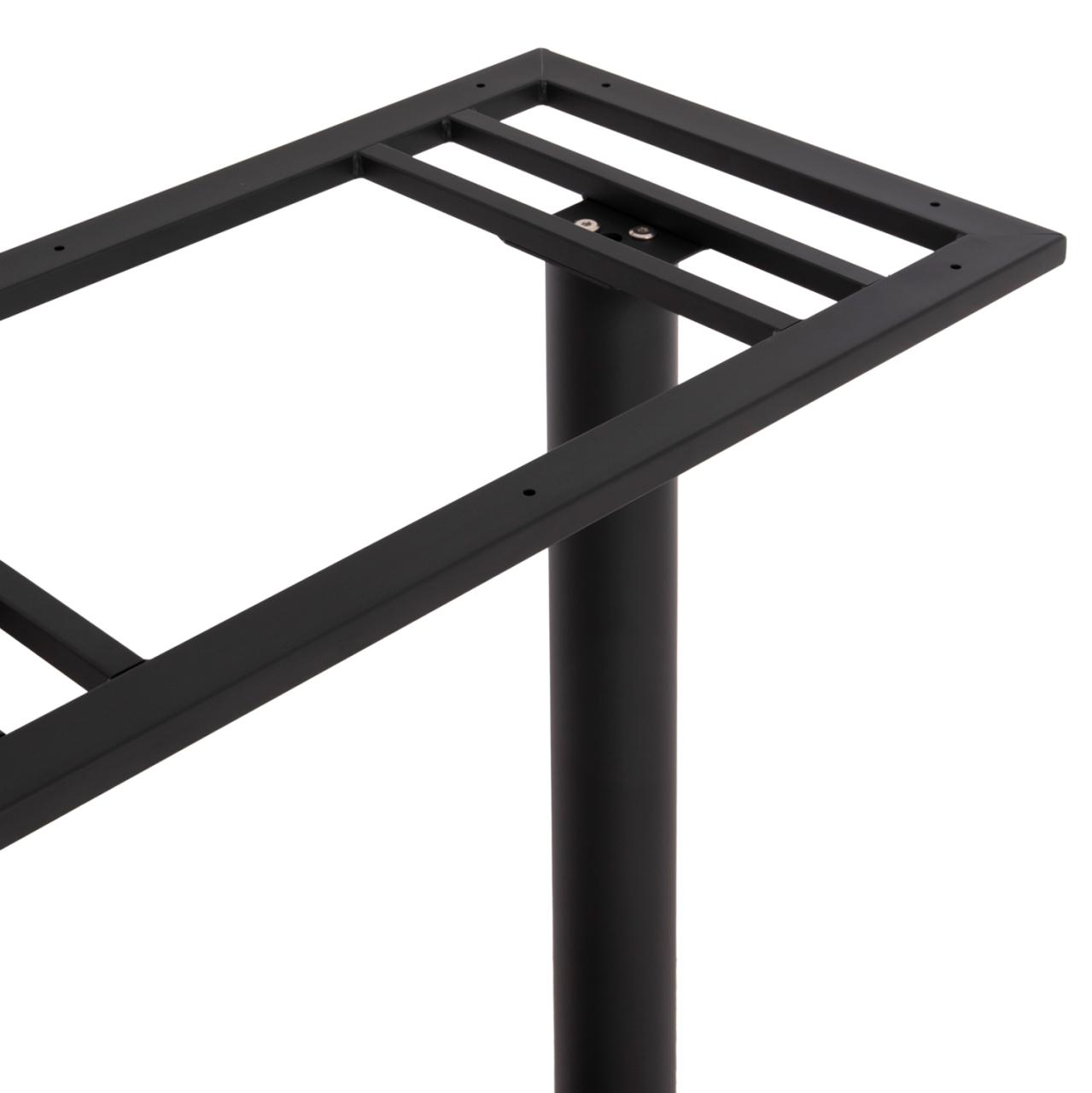 BASE FOR BAR TABLE HM480.01 TWO LEGS-METAL IN BLACK COLOR 80x40x108Hcm. [6]