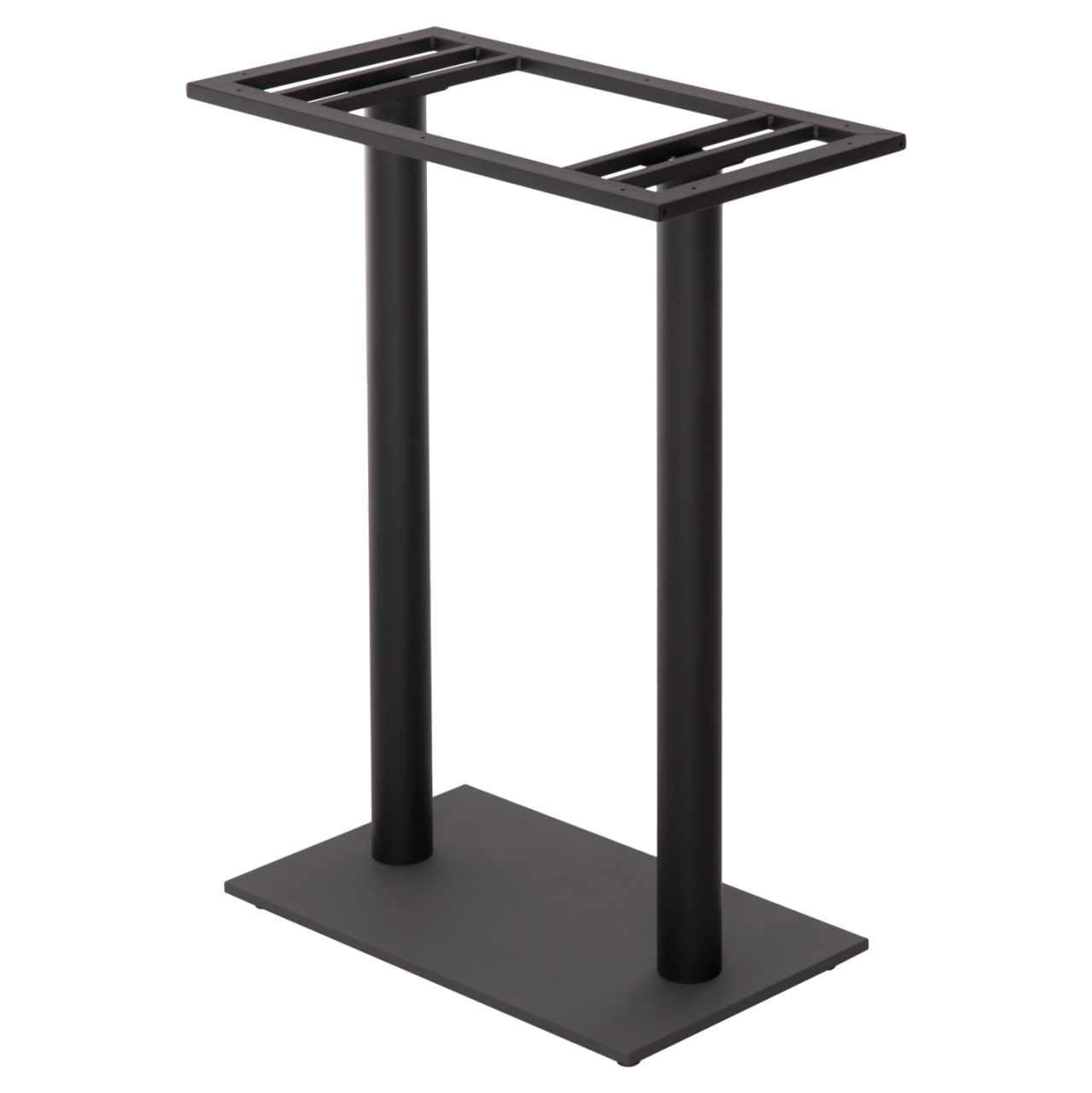 BASE FOR BAR TABLE HM480.01 TWO LEGS-METAL IN BLACK COLOR 80x40x108Hcm. [4]