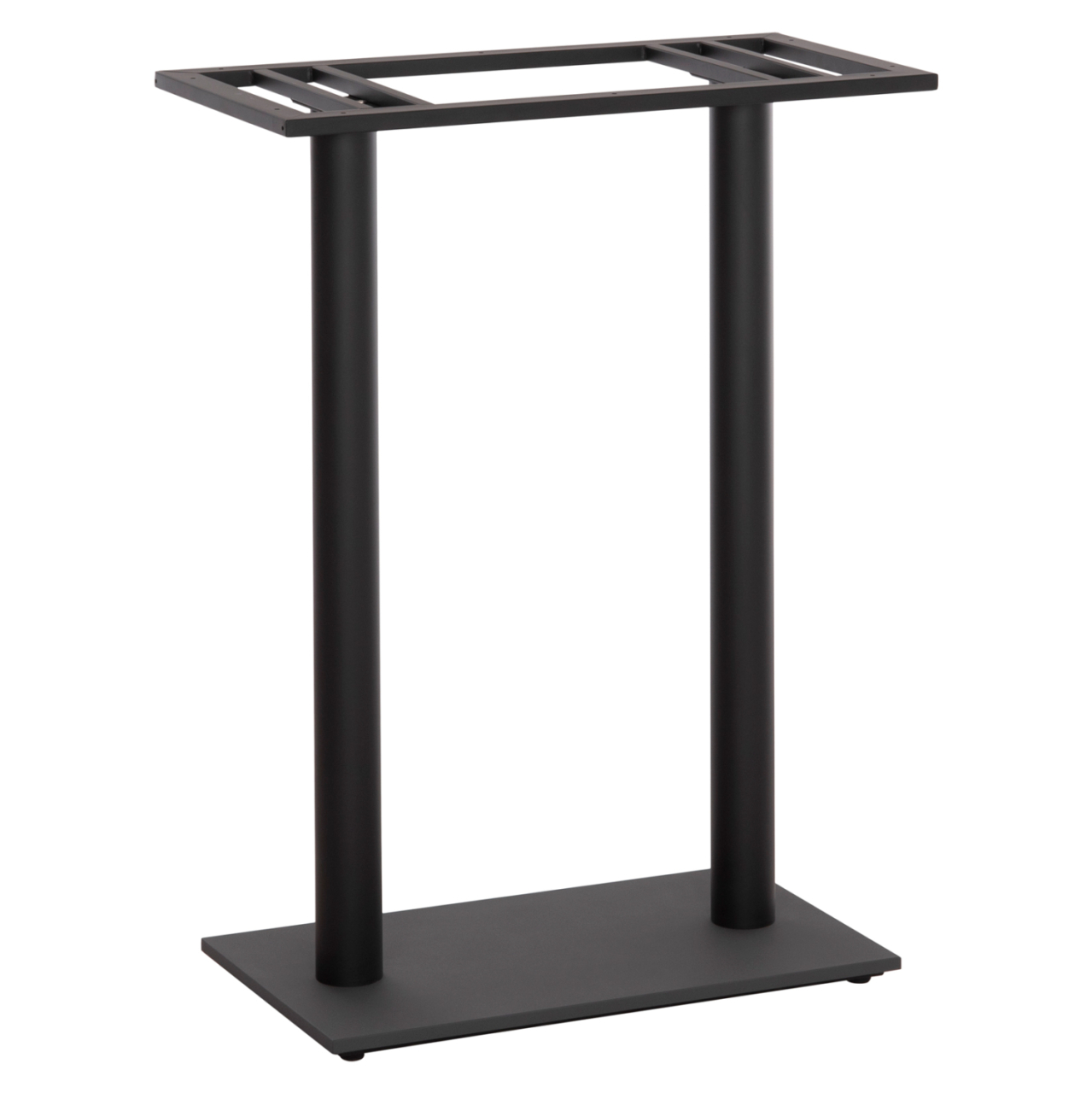 BASE FOR BAR TABLE HM480.01 TWO LEGS-METAL IN BLACK COLOR 80x40x108Hcm. [1]
