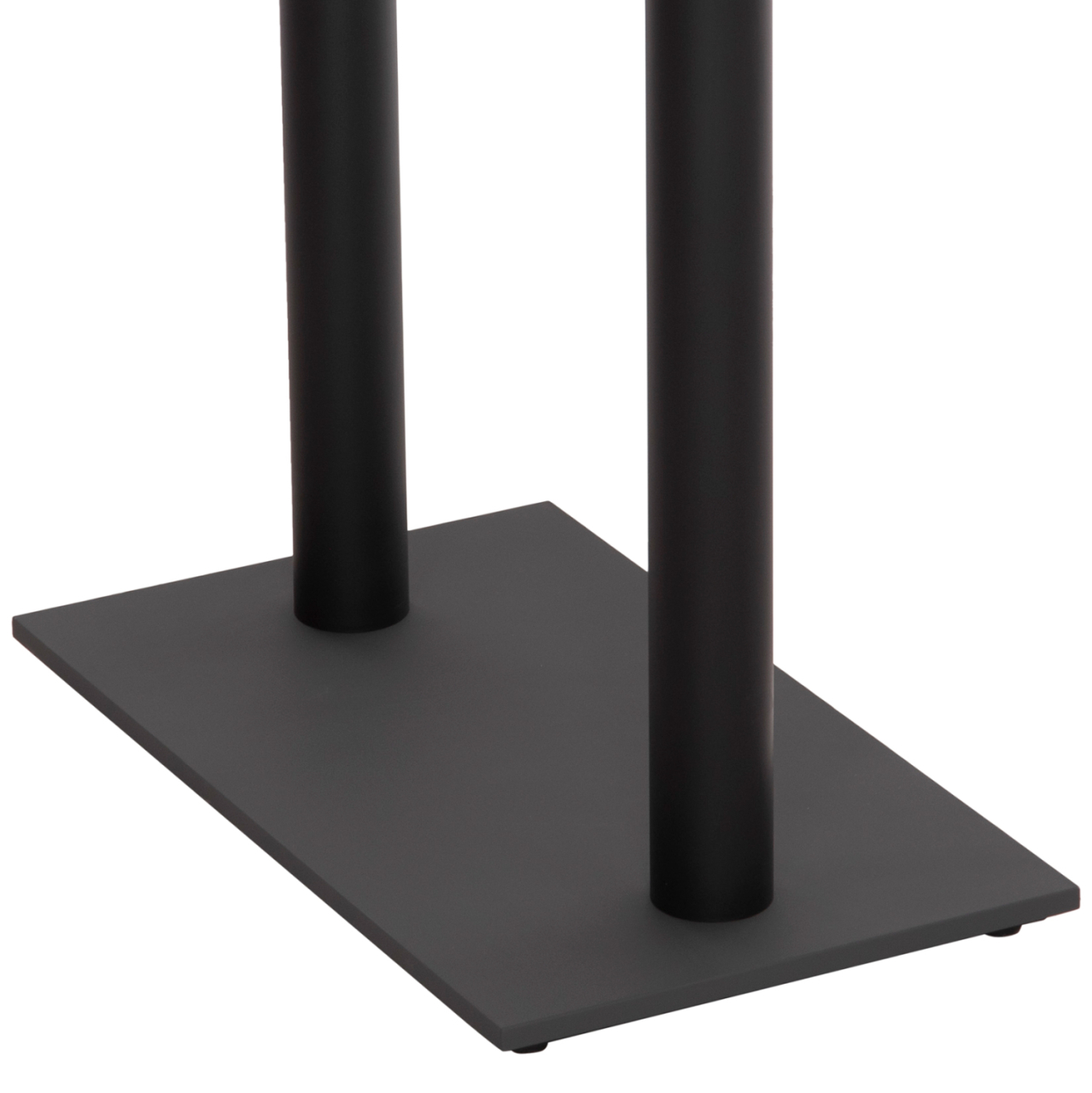 BASE FOR BAR TABLE HM480.01 TWO LEGS-METAL IN BLACK COLOR 80x40x108Hcm. [8]