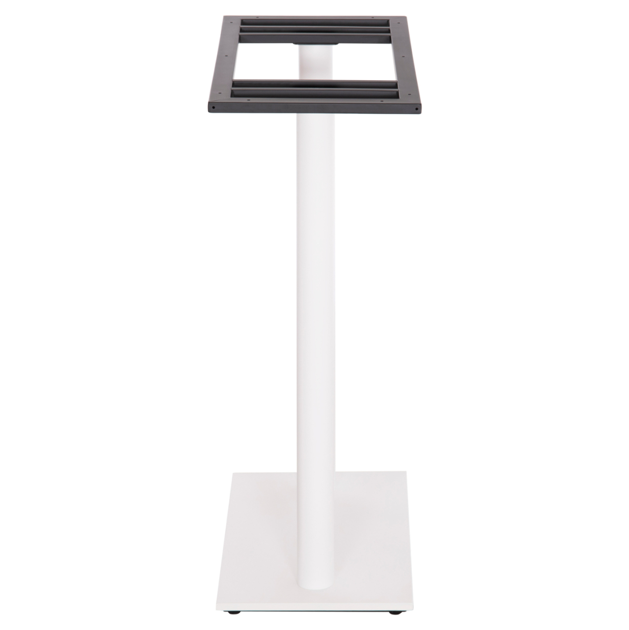 BASE FOR BAR TABLE HM480.02 TWO LEGS-METAL IN WHITE MATTE COLOR 80x40x108Hcm. [5]
