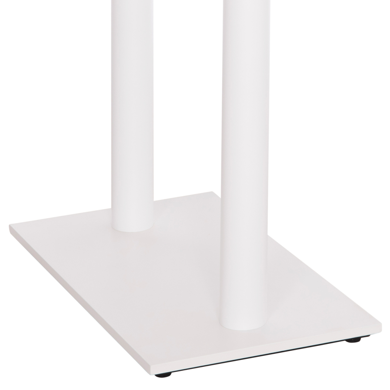 BASE FOR BAR TABLE HM480.02 TWO LEGS-METAL IN WHITE MATTE COLOR 80x40x108Hcm. [8]