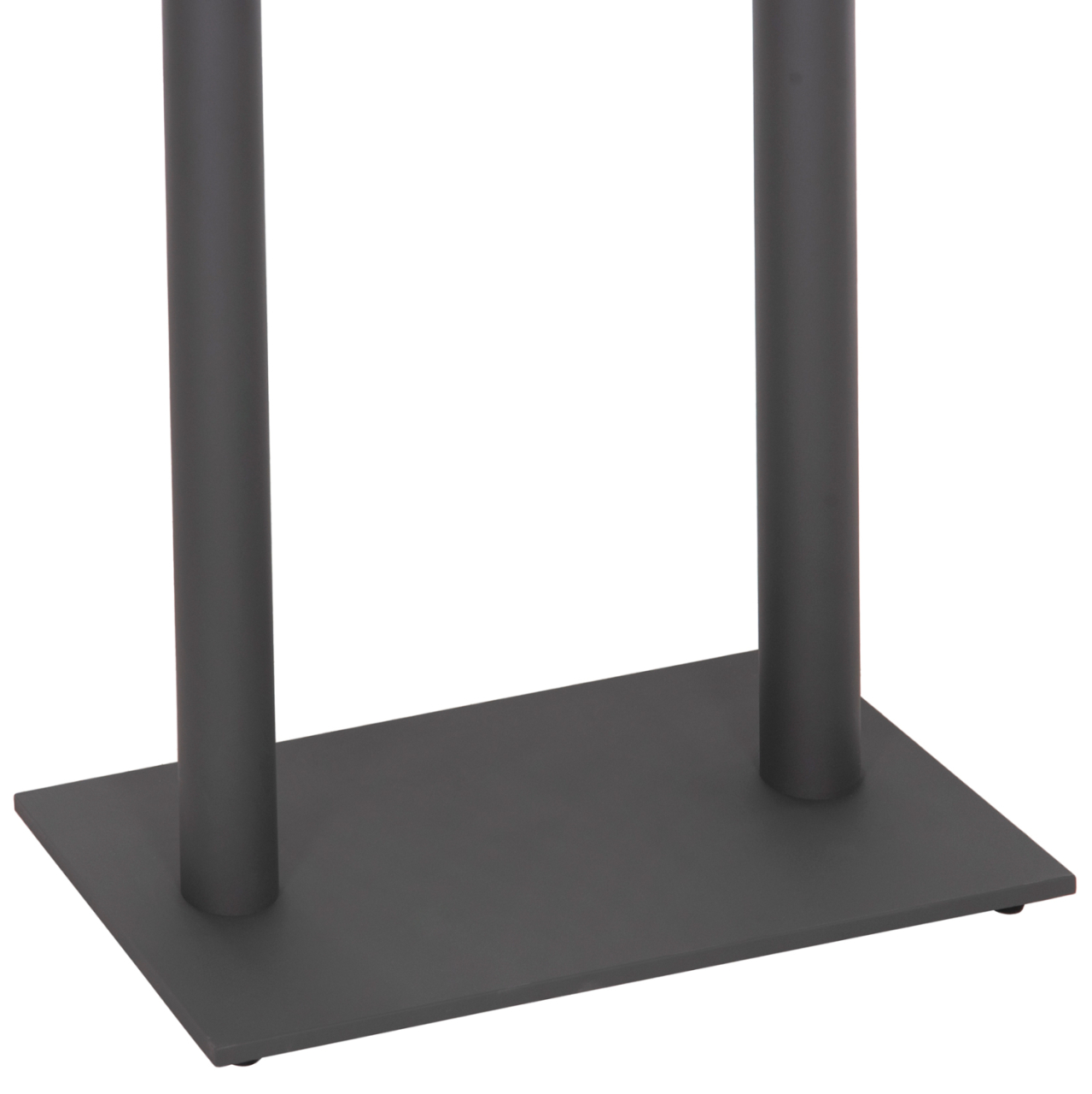 BASE FOR BAR TABLE HM480.20 TWO LEGS-METAL IN GREY COLOR 80x40x108Hcm. [8]