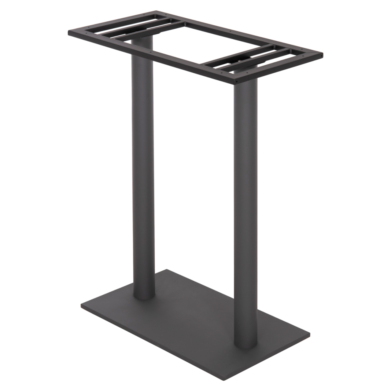 BASE FOR BAR TABLE HM480.20 TWO LEGS-METAL IN GREY COLOR 80x40x108Hcm. [4]