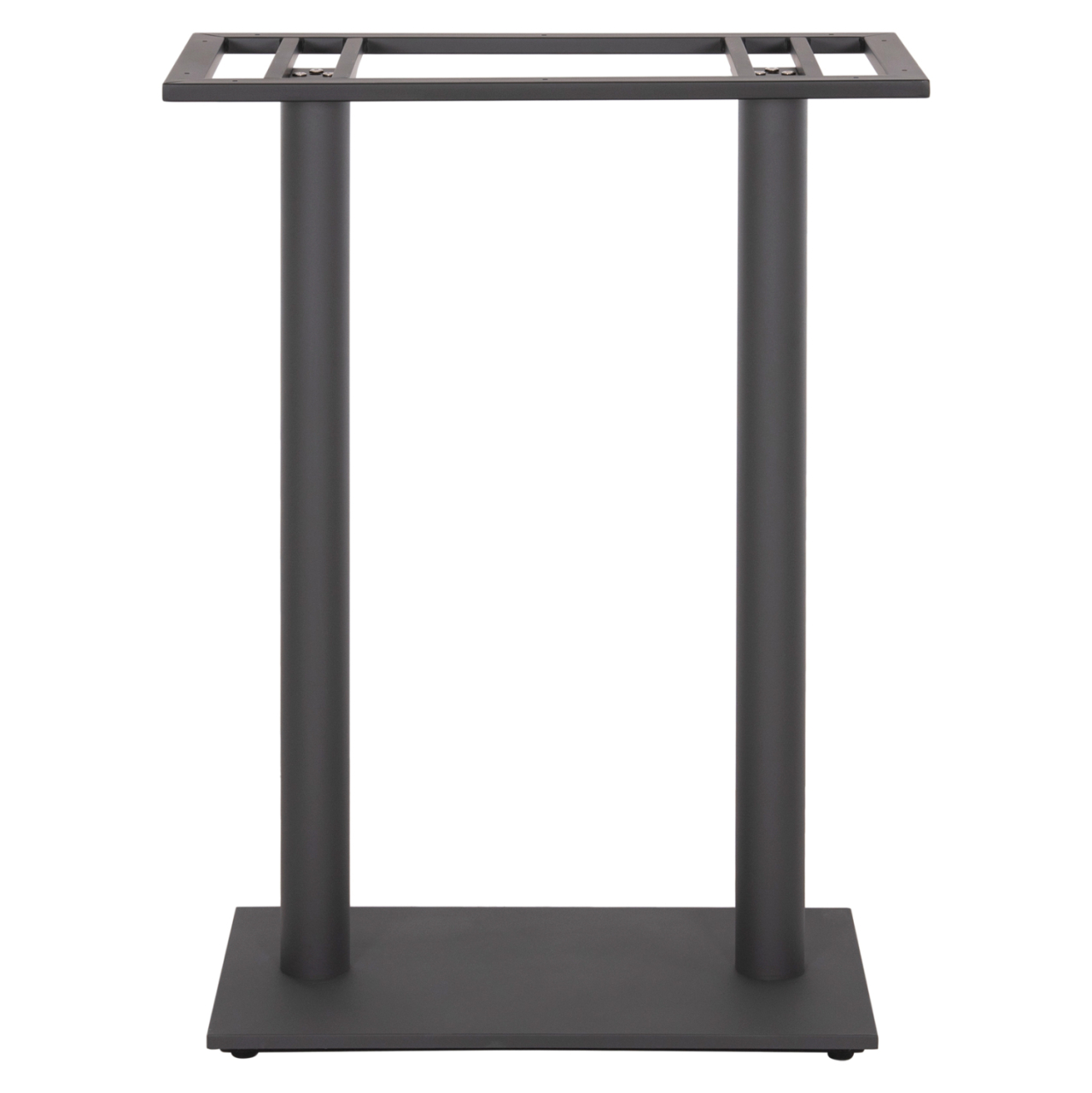 BASE FOR BAR TABLE HM480.20 TWO LEGS-METAL IN GREY COLOR 80x40x108Hcm. [3]