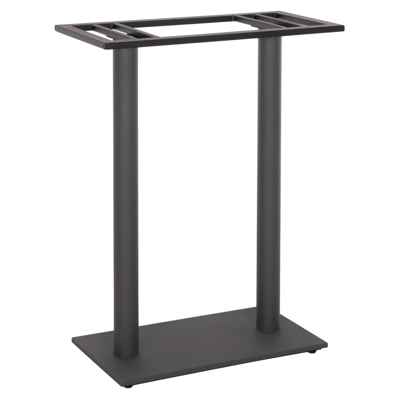 BASE FOR BAR TABLE HM480.20 TWO LEGS-METAL IN GREY COLOR 80x40x108Hcm. [1]