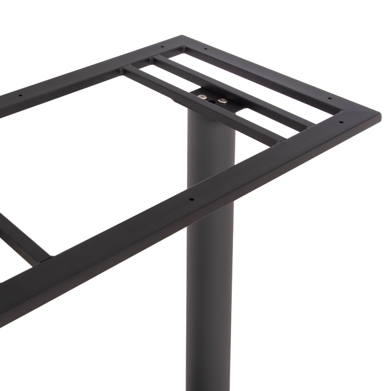 BASE FOR BAR TABLE HM480.20 TWO LEGS-METAL IN GREY COLOR 80x40x108Hcm. [6]
