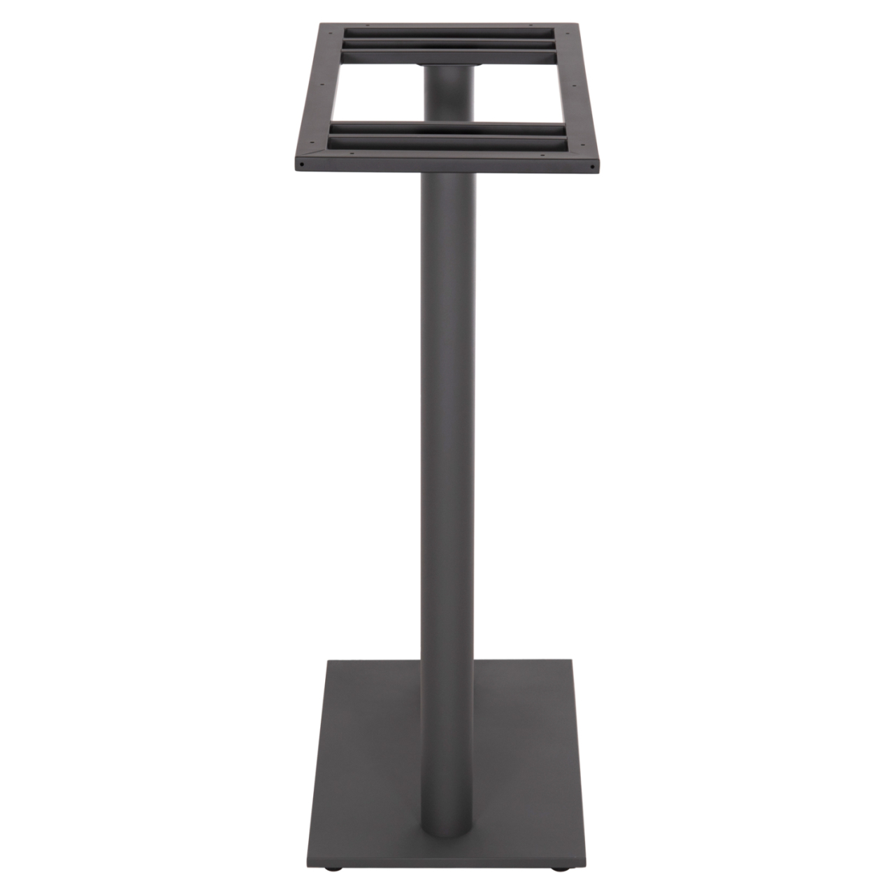 BASE FOR BAR TABLE HM480.20 TWO LEGS-METAL IN GREY COLOR 80x40x108Hcm. [5]