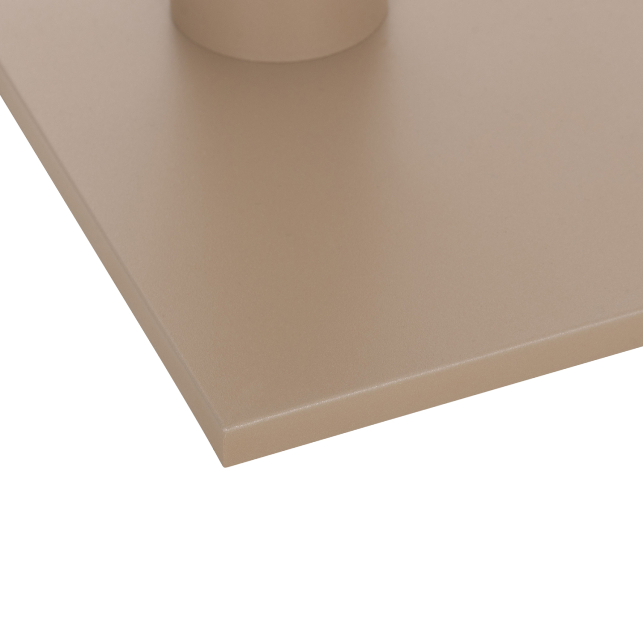 BASE FOR TABLE HM435.25 METAL DOUBLE IN MATTE CAPPUCCINO WITH HEIGHT ADJUSTERS 80Χ40Χ72Hcm. [10]