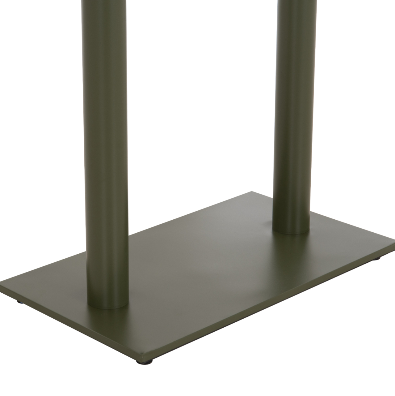 BASE FOR TABLE HM435.28 METAL DOUBLE IN GREEN WITH HEIGHT ADJUSTERS 80Χ40Χ72Hcm. [7]