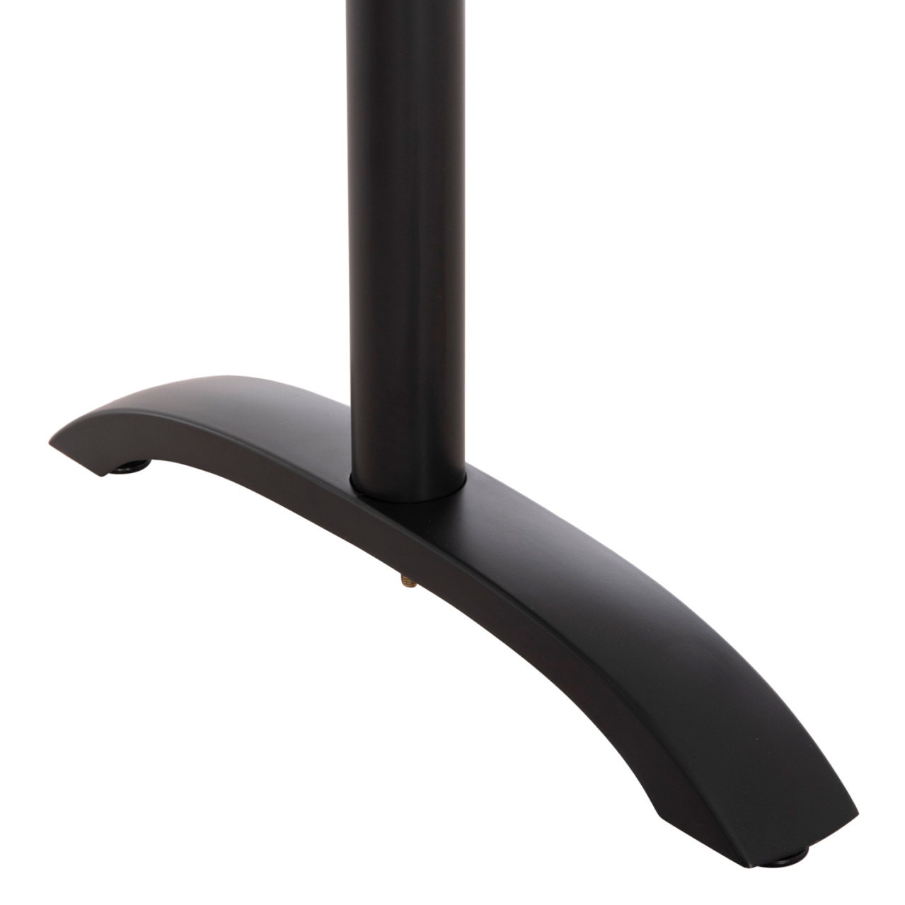 BASE FOR TABLE HM461.11 ALUMINUM DOUBLE IN MATTE BLACK WITH HEIGHT ADJUSTERS 100Χ60Χ73Hcm. [7]