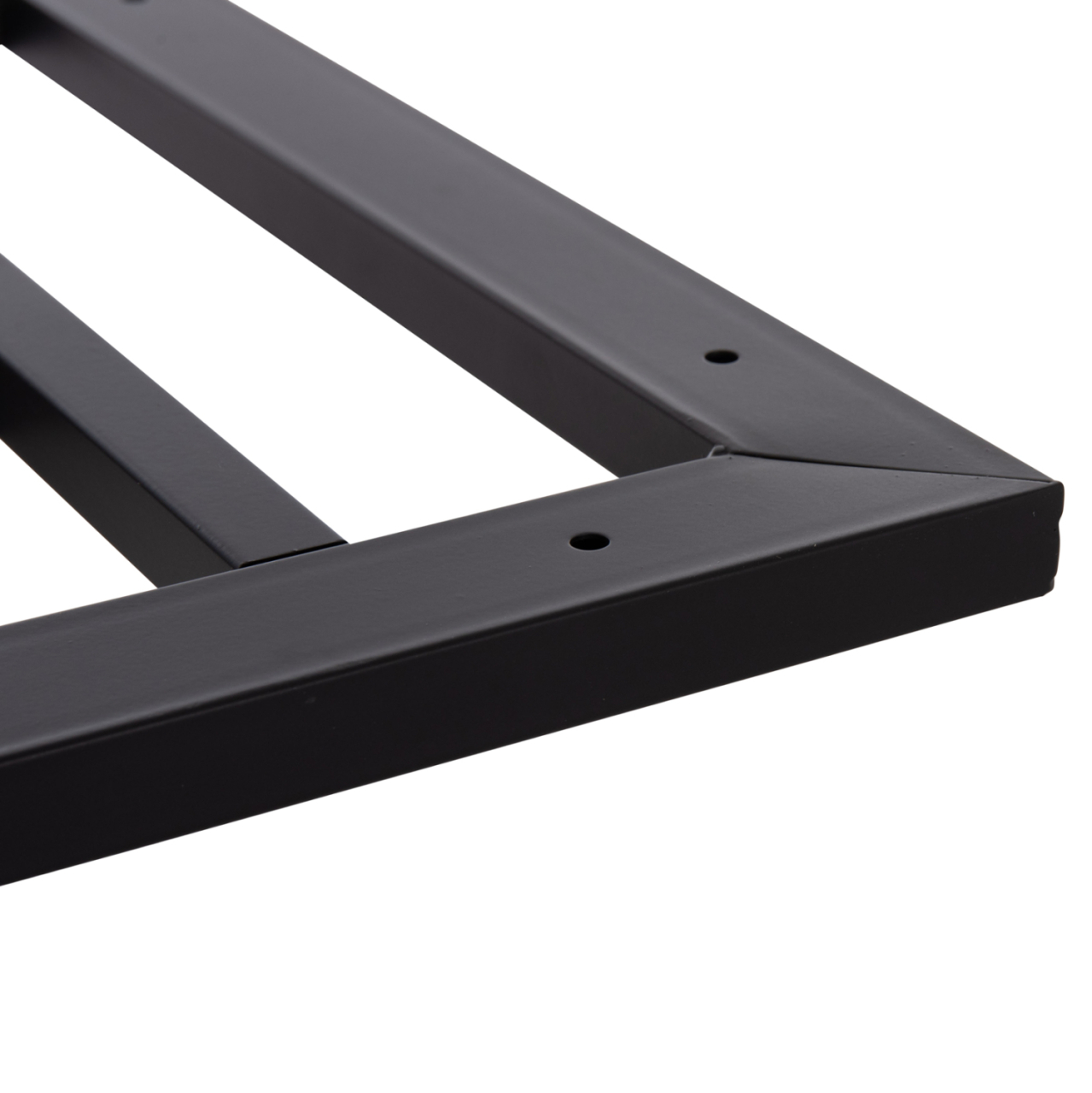 BASE FOR TABLE HM461.12 ALUMINUM DOUBLE IN WHITE WITH HEIGHT ADJUSTERS 100x60x73Hcm [7]