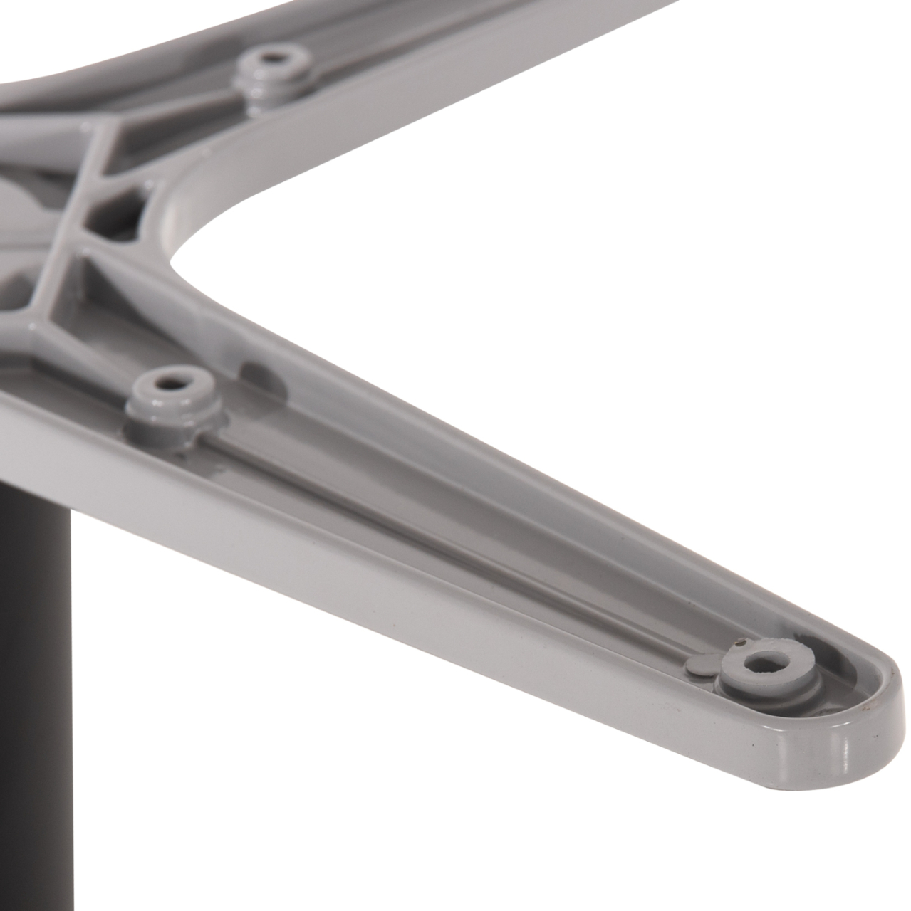 BASE FOR TABLE HM475.01 ALUMINUM MATTE BLACK-46x46cm CROSS 46Χ46Χ72Hcm. [7]