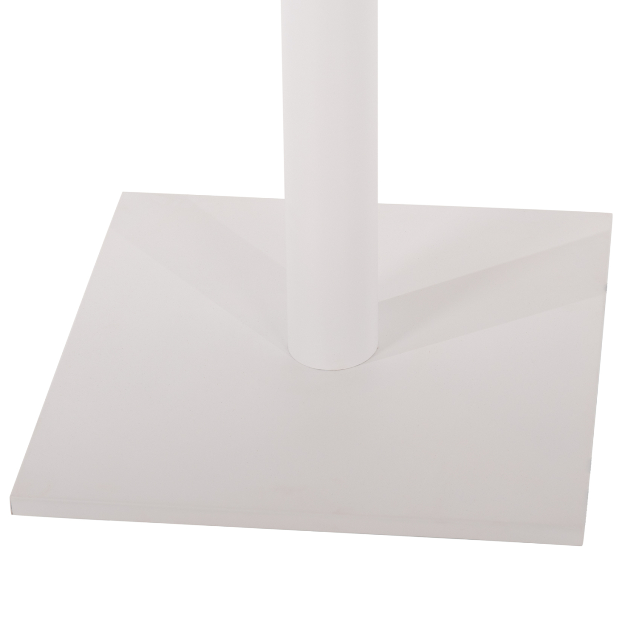 BASE FOR TABLE HM475.02 ALUMINUM MATTE WHITE-46x46cm CROSS- 46Χ46Χ72Hcm. [6]
