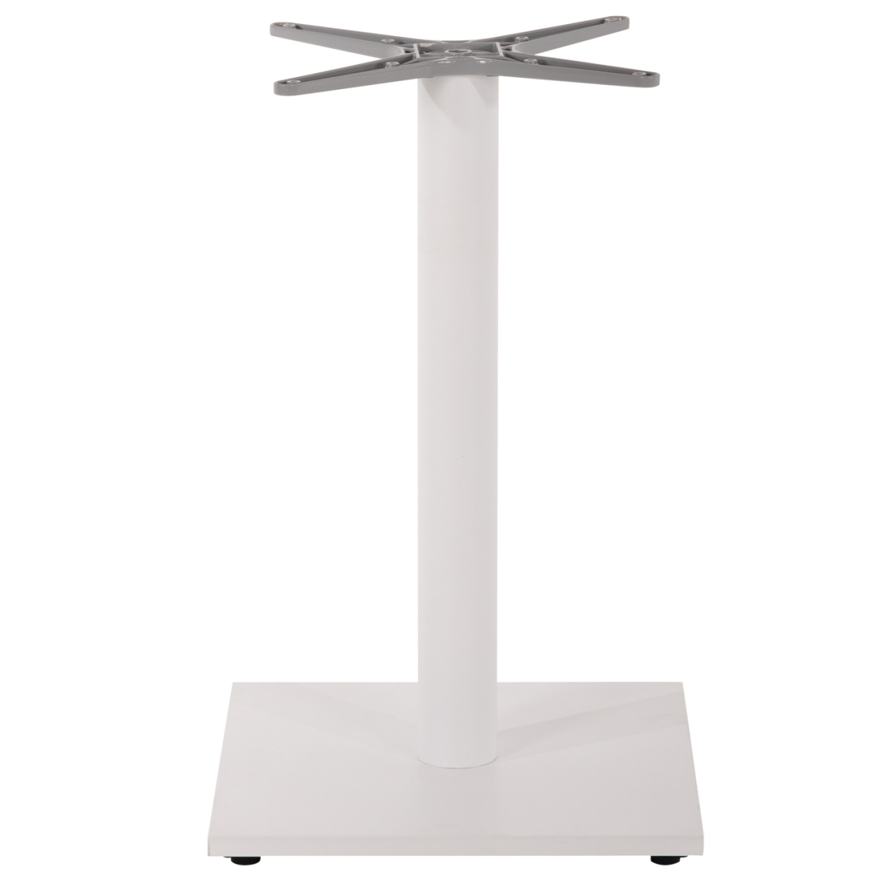BASE FOR TABLE HM475.02 ALUMINUM MATTE WHITE-46x46cm CROSS- 46Χ46Χ72Hcm. [3]