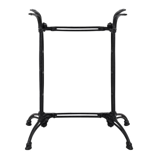 Base from cast iron 2 cοlumns HM465 Black color 78x50 [3]