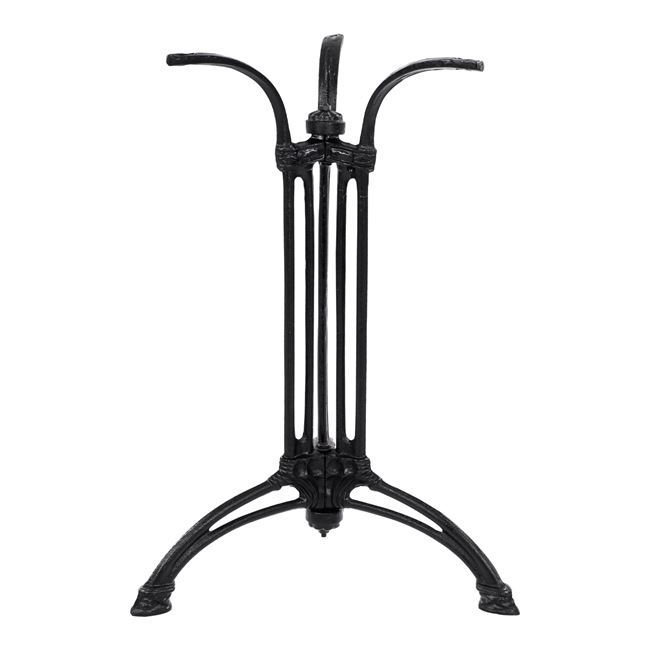Base from cast iron HM445 3legs in black color 50x50x71 [3]