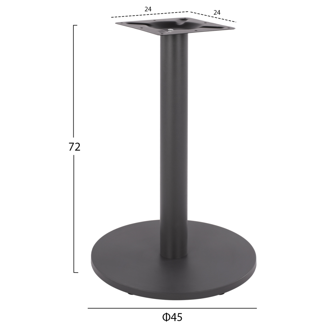 Base Metallic Grey '45x72 with adjusters HM419.20 [2]