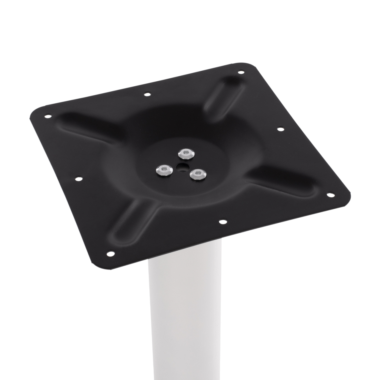 Base metallic White matte 40x40x72 with adjusters HM421.12 [4]