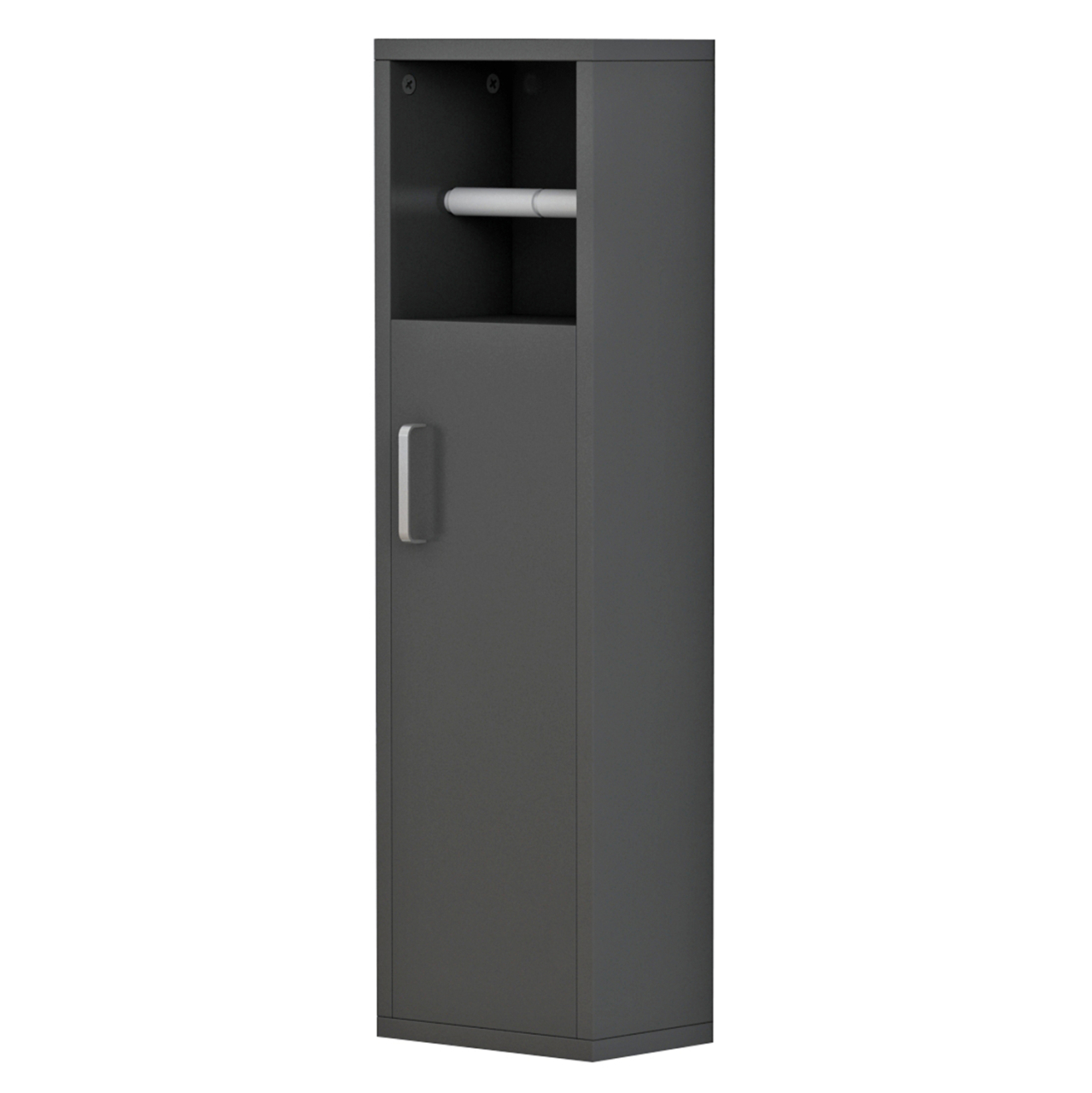 BATHROOM CABINET DAMIEN HM9025.11 MELAMINE IN ANTHRACITE COLOR 20x13x70Hcm. [4]