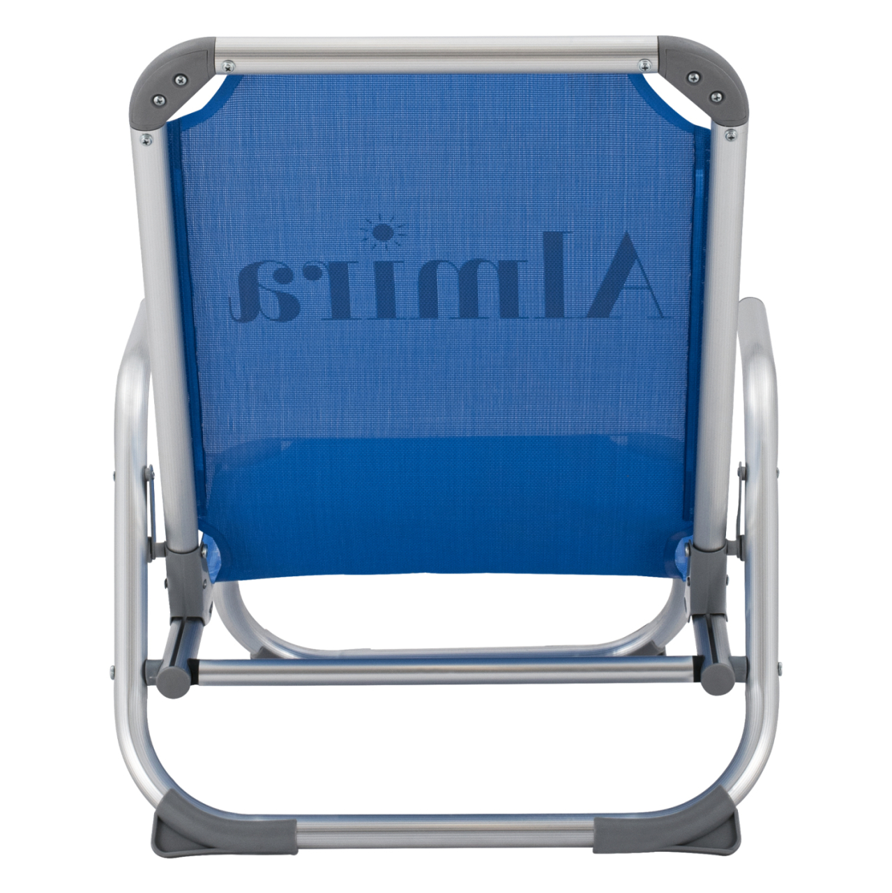 BEACH CHAIR HEAVY DUTY ALUMINUM ALMIRA HM5053.01 BLUE TEXTILENE--HIGH BACKREST 55x71x66Hcm [6]